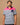 Polo de rugby Marinière fuchsia