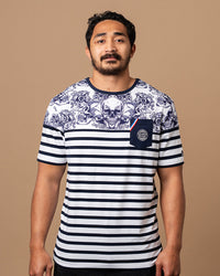 T-shirt Marinière Skull Franchise