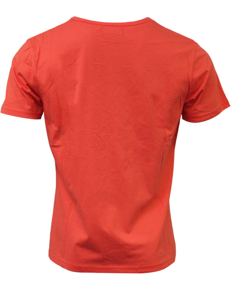 Basic coral rugby t-shirt
