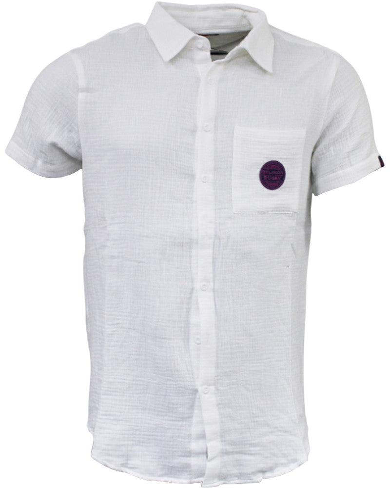 Chemisette rugby Gaze de Coton blanche