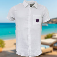 Chemisette rugby Gaze de Coton blanche