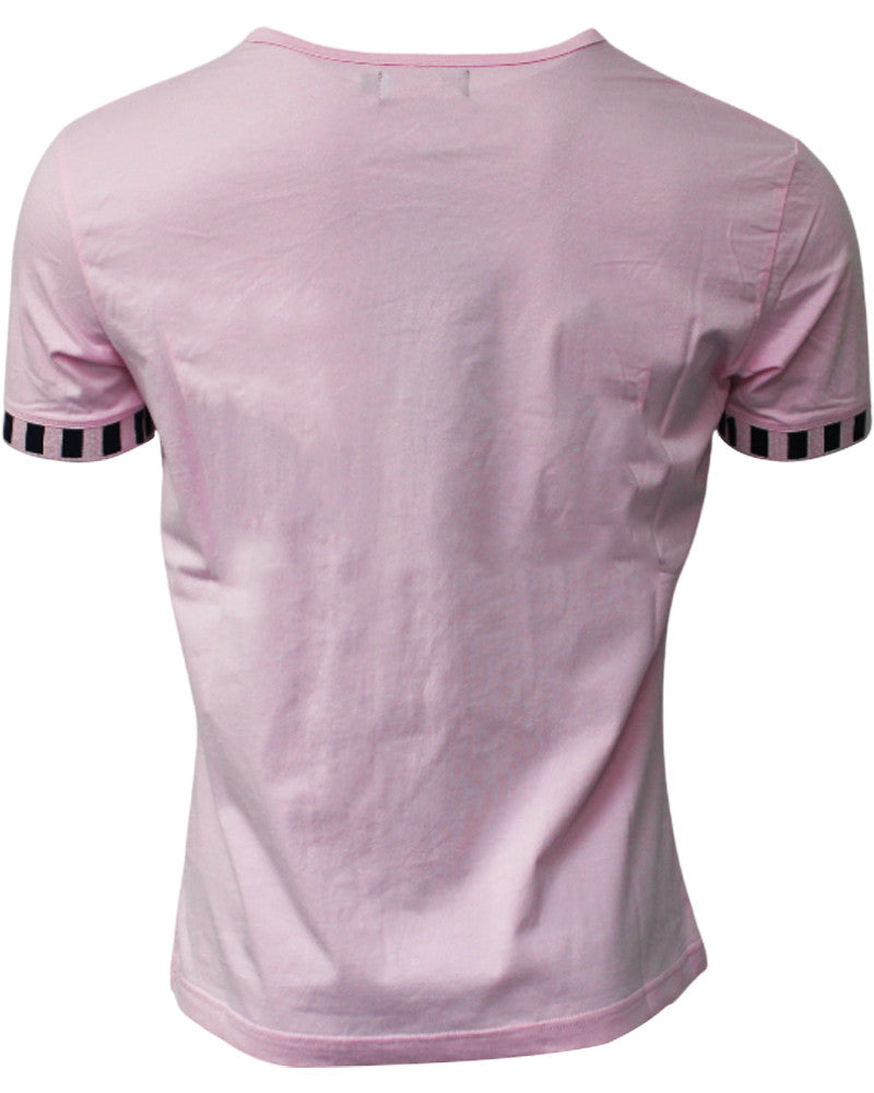 Light Pink Rooster Rugby T-Shirt