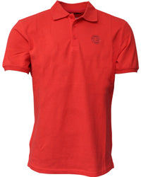 Basic coral rugby shirt
