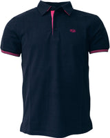 'Ballon' Navy Rugby Polo Shirt