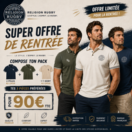 2 Polos+ un t-shirt au choix