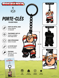 Porte-clé Loupiote - Les Rugbymen