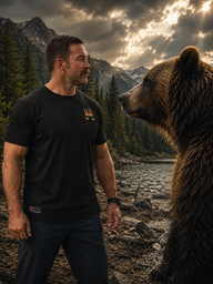T-shirt Cudmore Bear Pocket