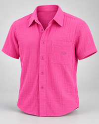 CHEMISETTE RUGBY FRAMBOISE