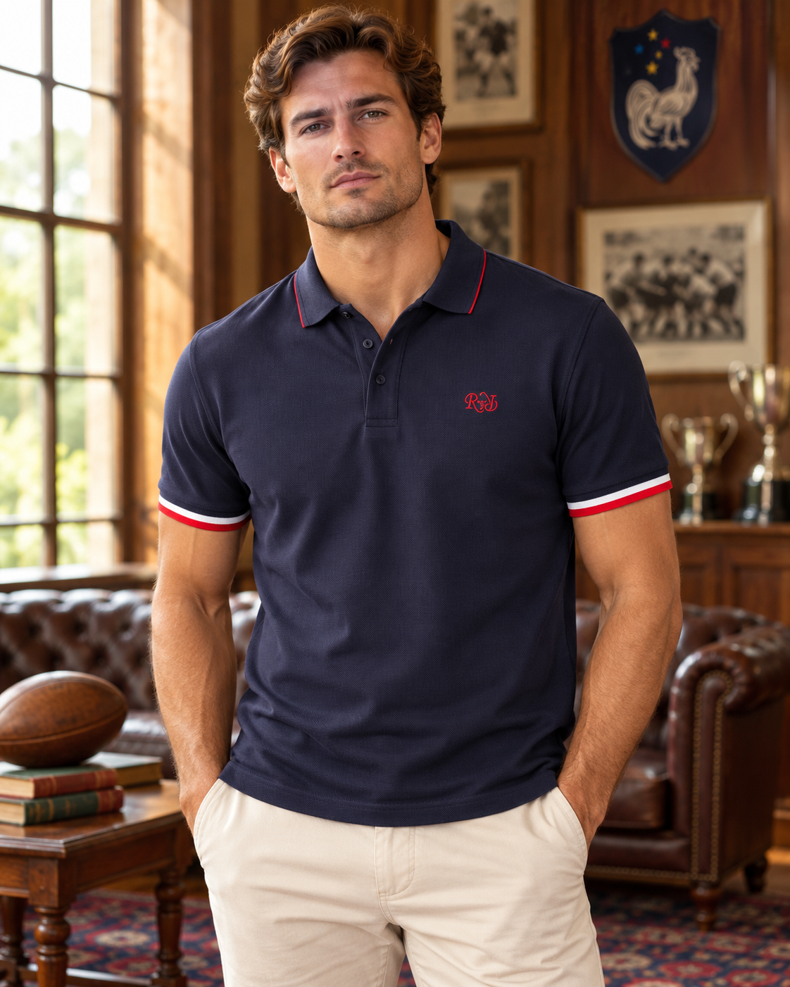 Polo Rugby Coq Français