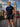 T-shirt rugby Basic marine
