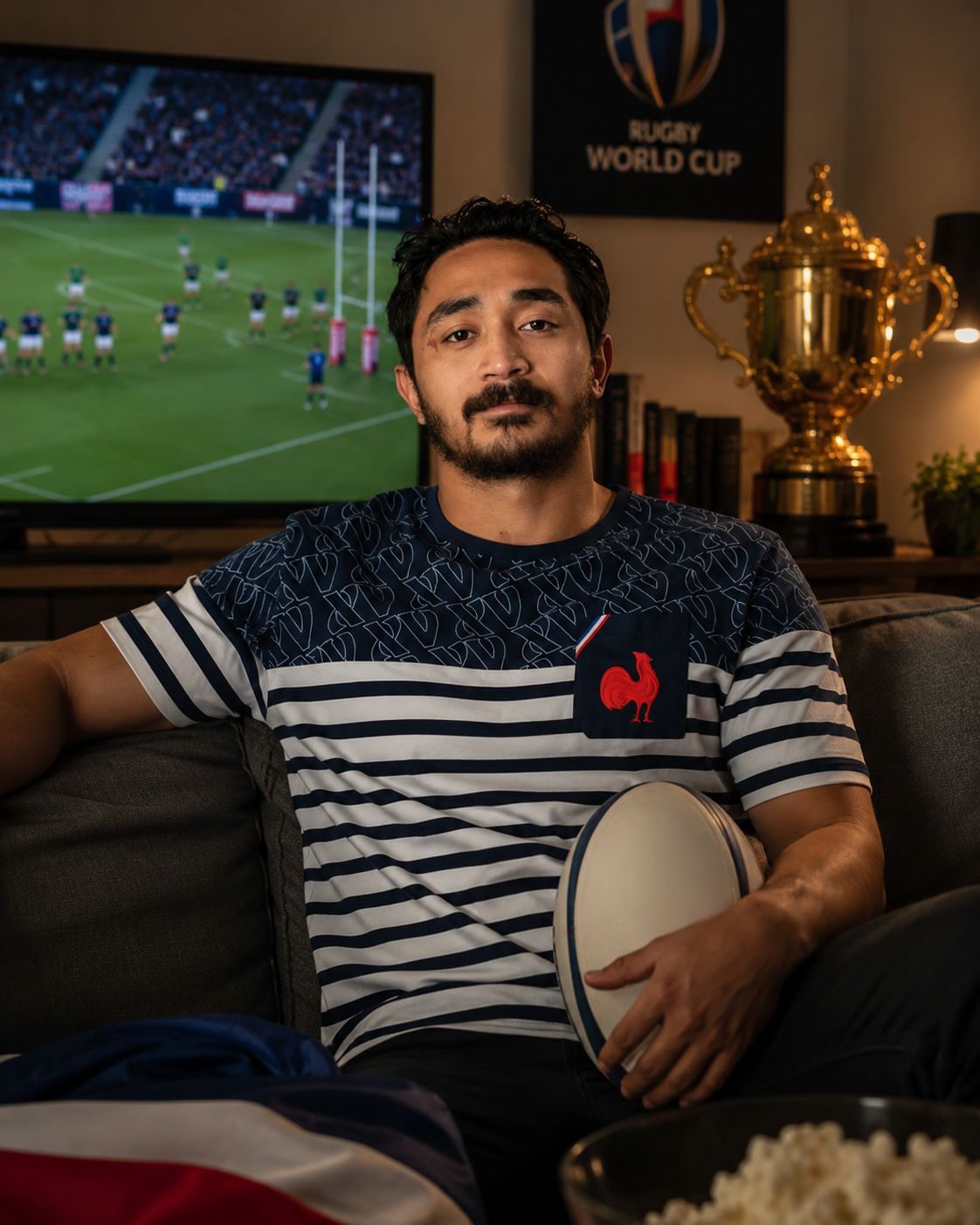 T-shirt Marinière Allez les Bleus - FFR x Religion Rugby