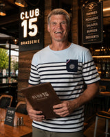 T-shirt Marinière Bleu Lin