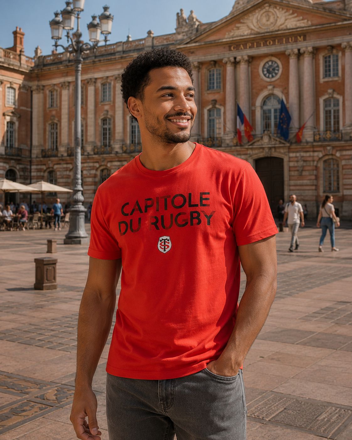 T-shirt Capitole du Rugby - rouge - Stade Toulousain