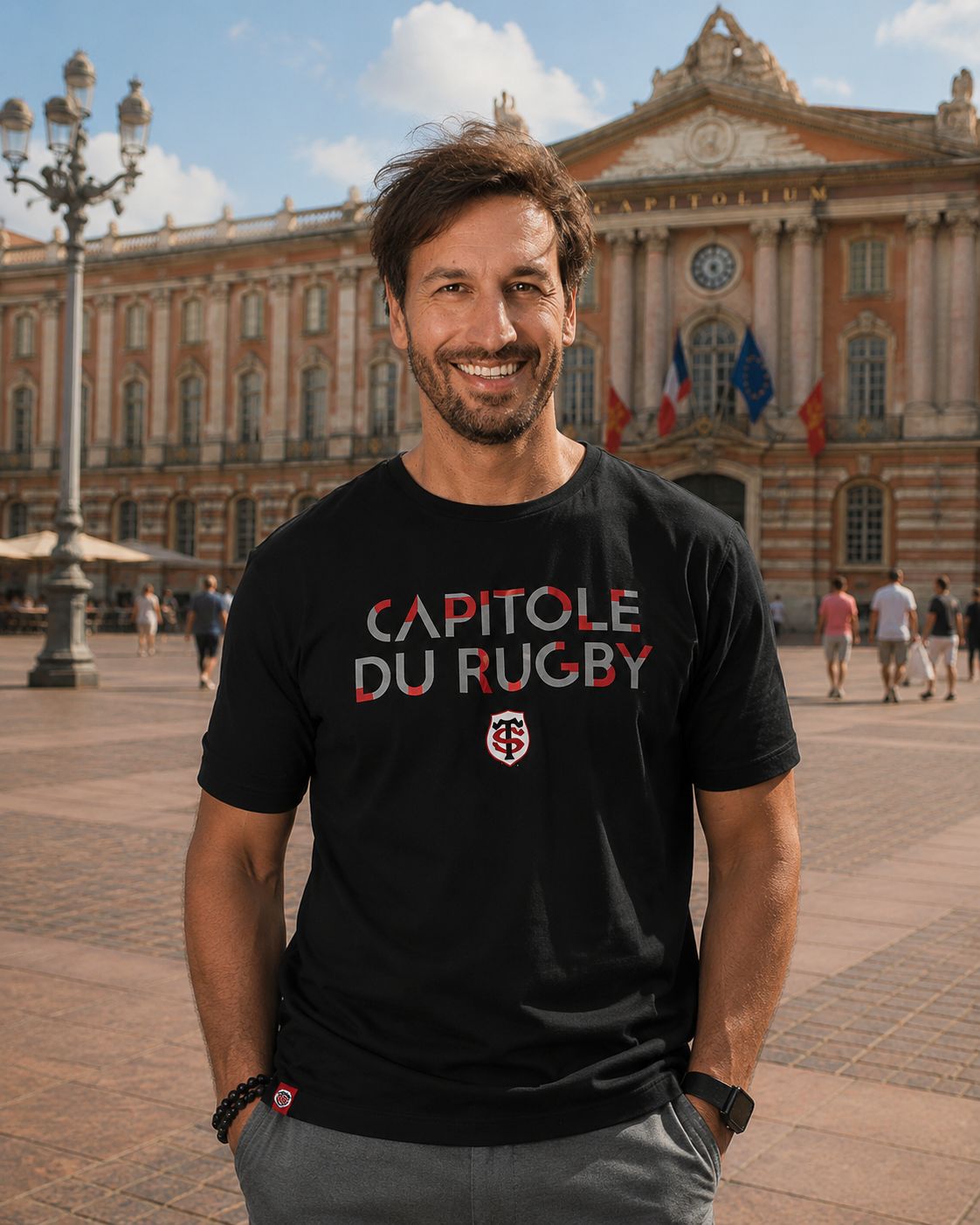 T-shirt Capitole du Rugby - noir - Stade Toulousain