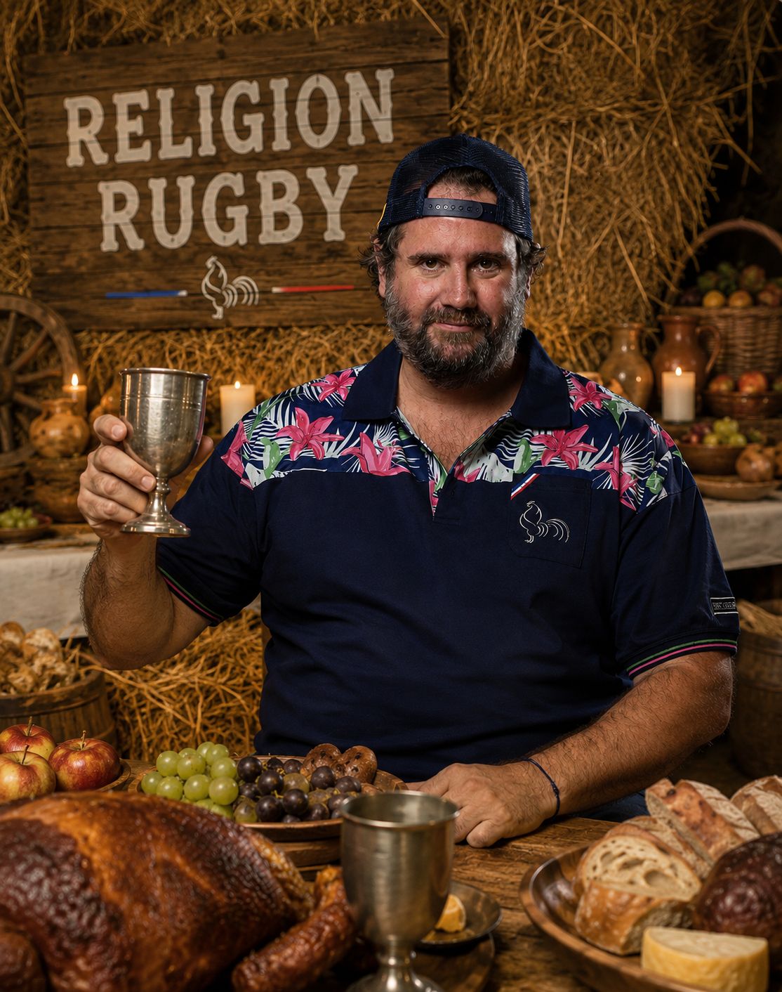Fleur de Lys Rugby Polo
