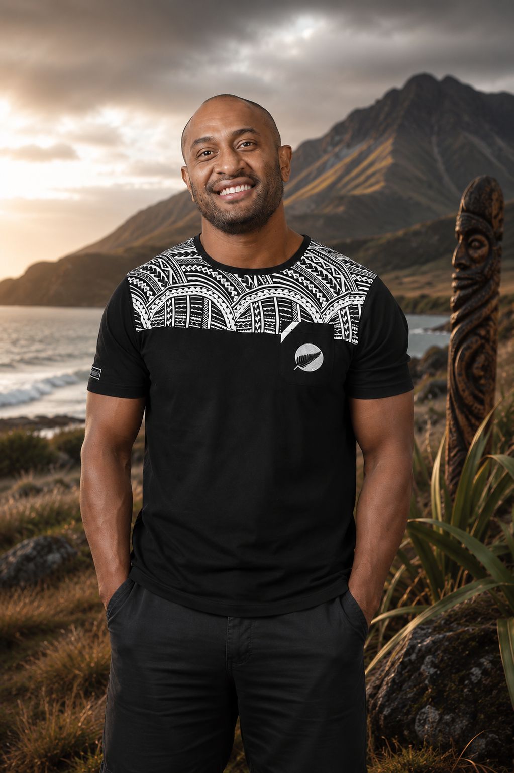 T-shirt Rugby Maori - Joe Rokocoko