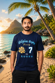 Rugby T-shirt Flower Summer