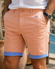 Dusty pink Bermuda shorts