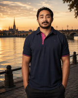Navy rugby polo Respect