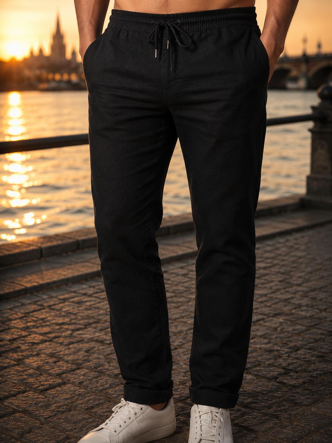 Pantalon Rugby Lin noir