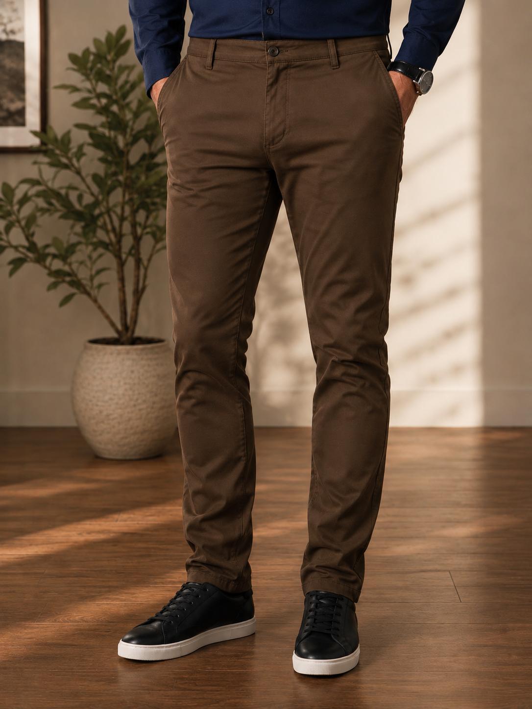 Chino Super French Falzard - Marron