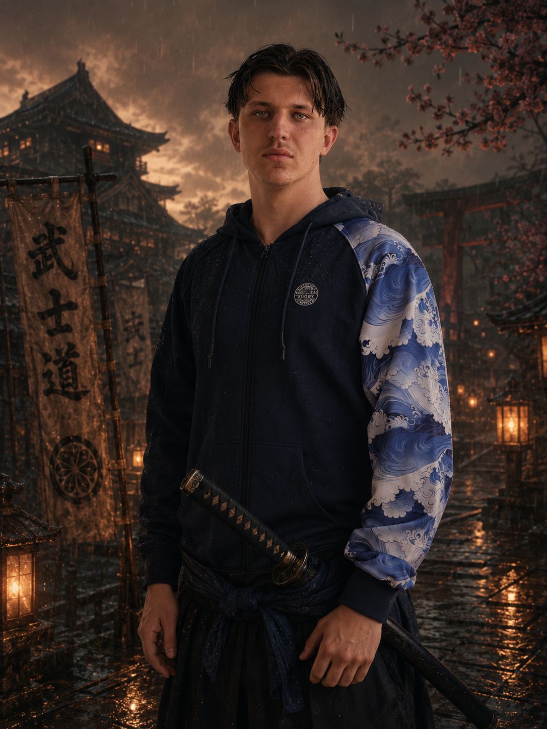 Sweat à capuche Bras HokuSoone