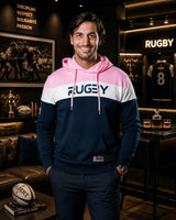 Tricolour Rugby Sweatshirt - Navy