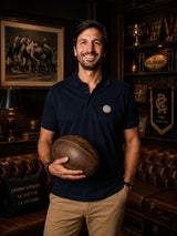 Navy Basic rugby polo