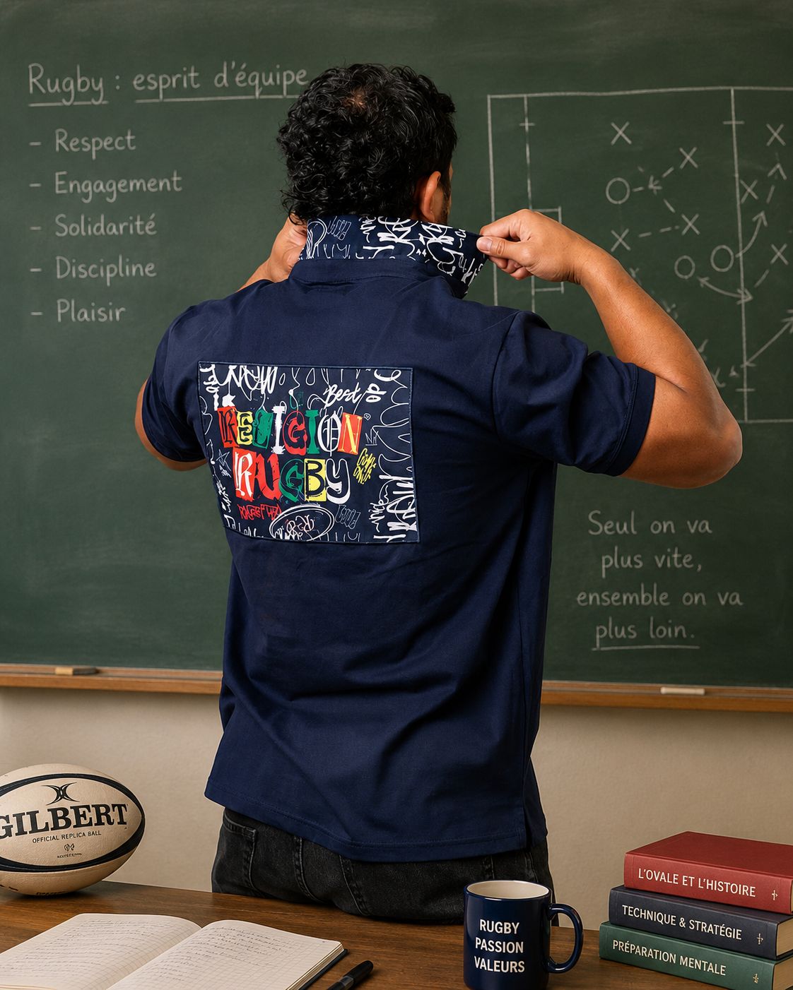 Winner rugby polo shirt