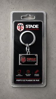 Stade Toulousain street sign keyring
