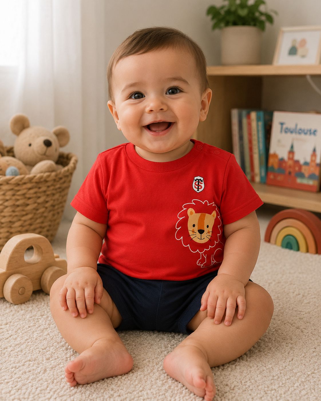 Baby Lion T-shirt - Stade Toulousain
