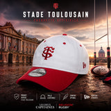 CONTRAST VISOR 9TWENTY Stade Toulousain White & Red Cap - New Era x Stade Toulousain