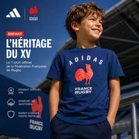 adidas France Rugby Graphic T-Shirt 2025/2026 - Kids