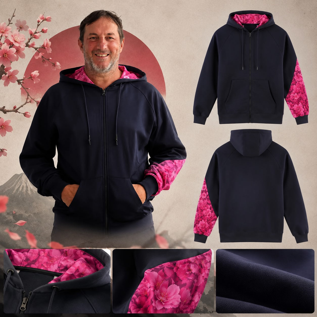 Sweat Fleur du Japon - Soone