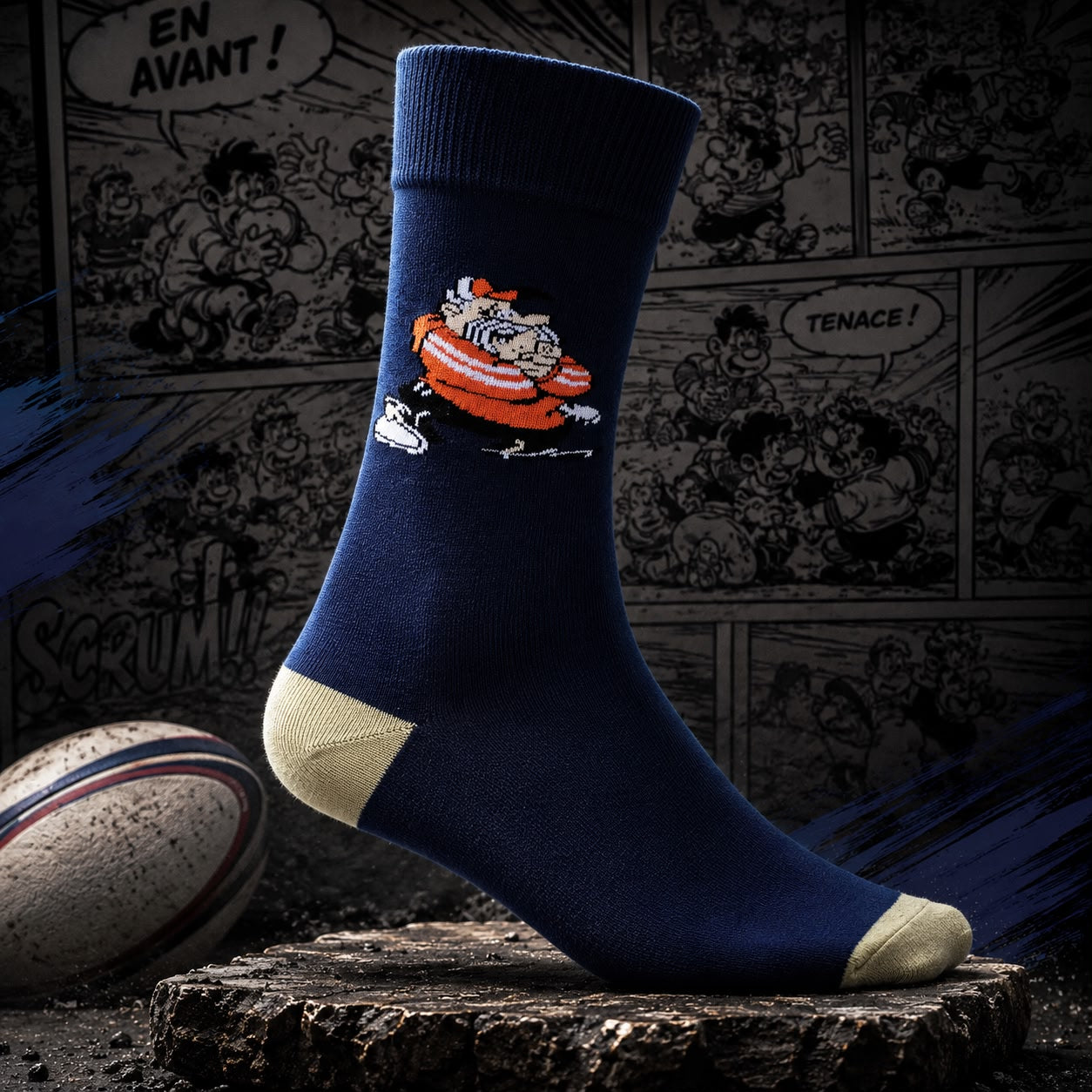 Chaussettes Les Rugbymen - Entraîneur
