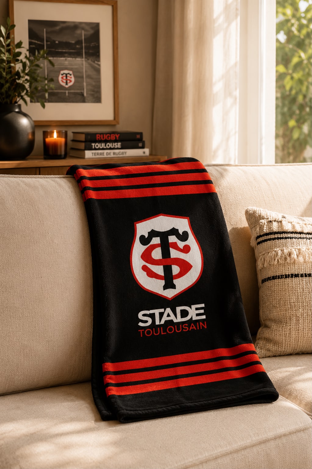 Plaid Logo - Stade Toulousain