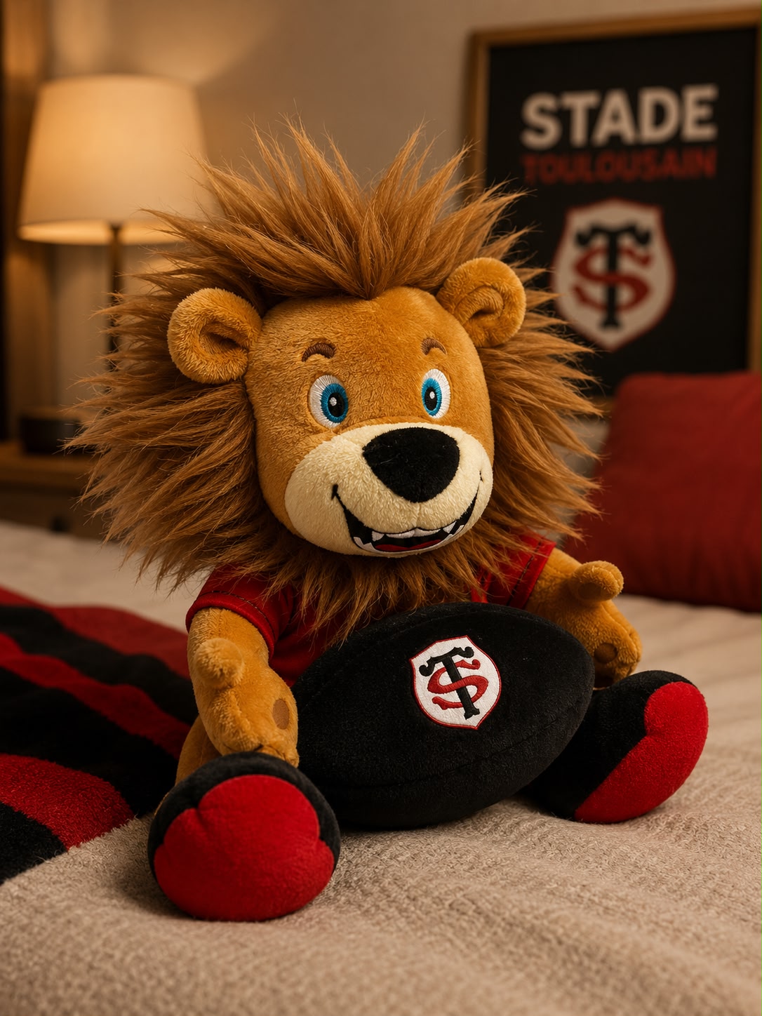 Peluche Assise Ovalion - Stade Toulousain