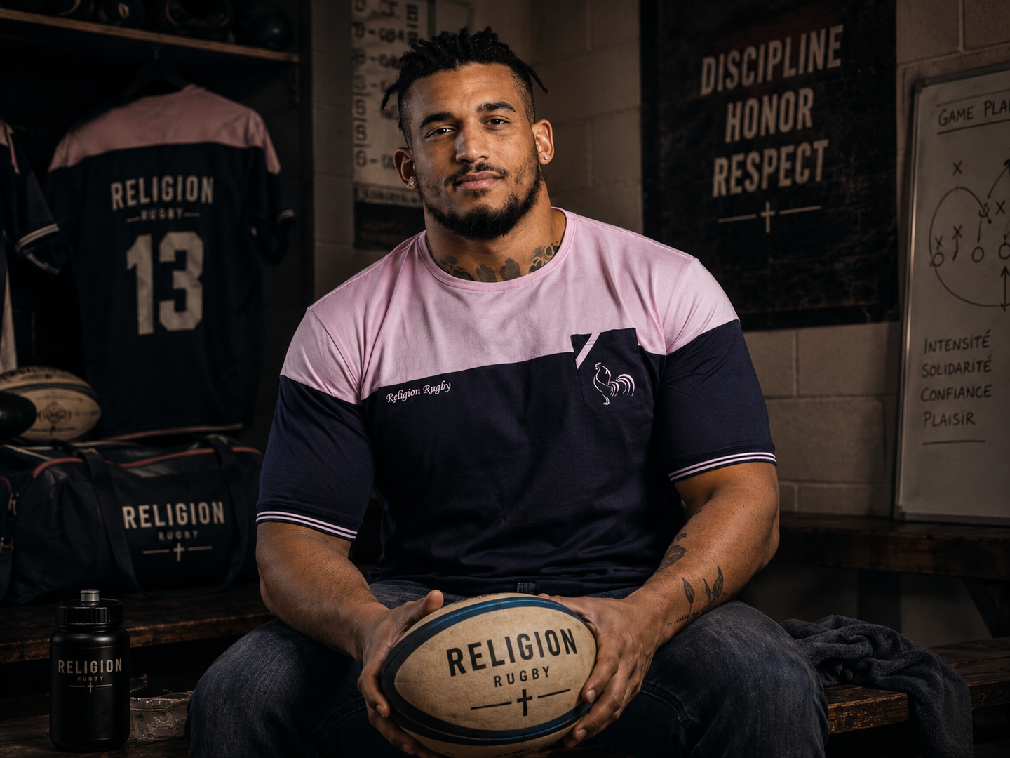 T-shirt Rugby de la Rose