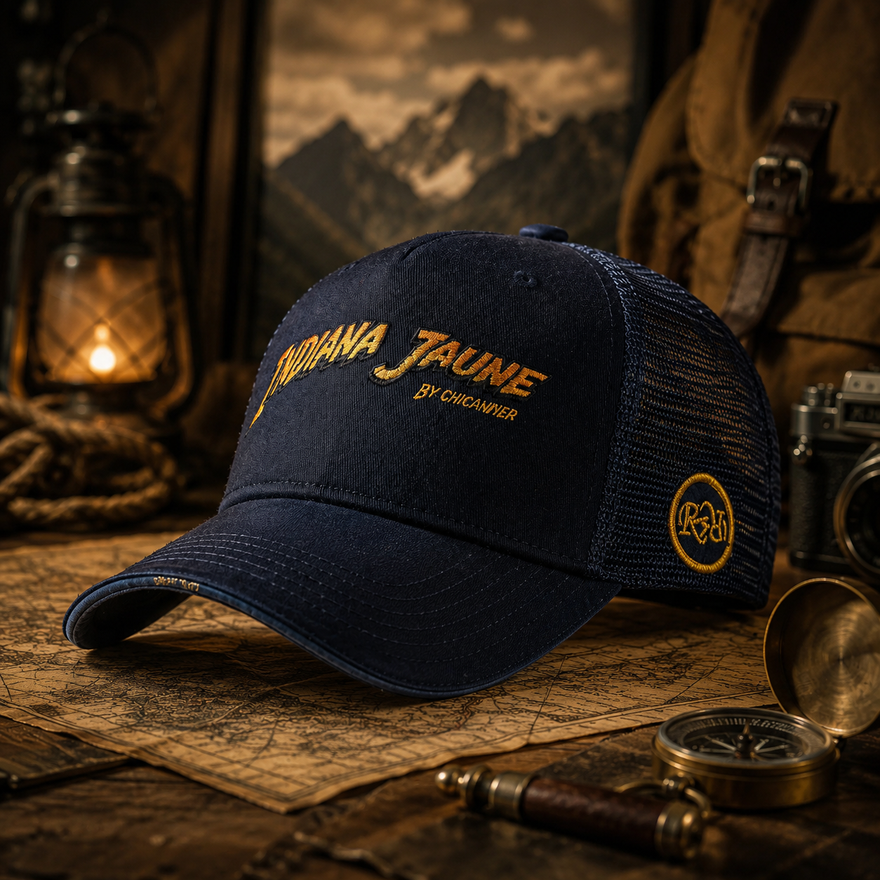 Casquette Indiana Jaune - Collaboration Religion Rugby & Chicandier