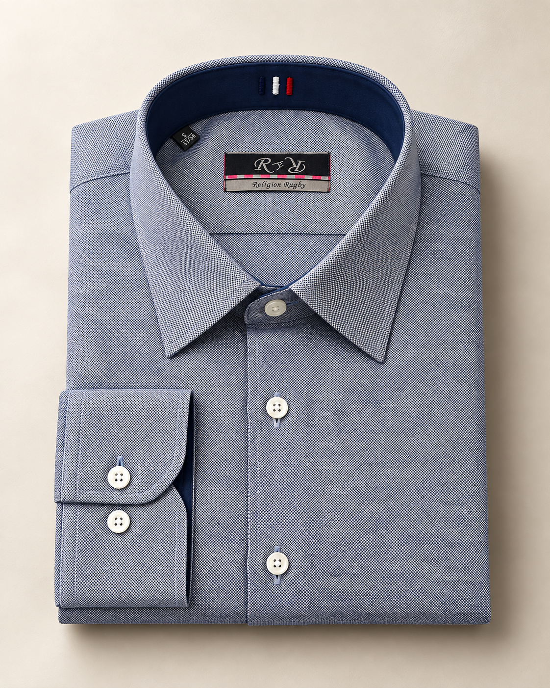 Chemise Rugby Héritage Marine