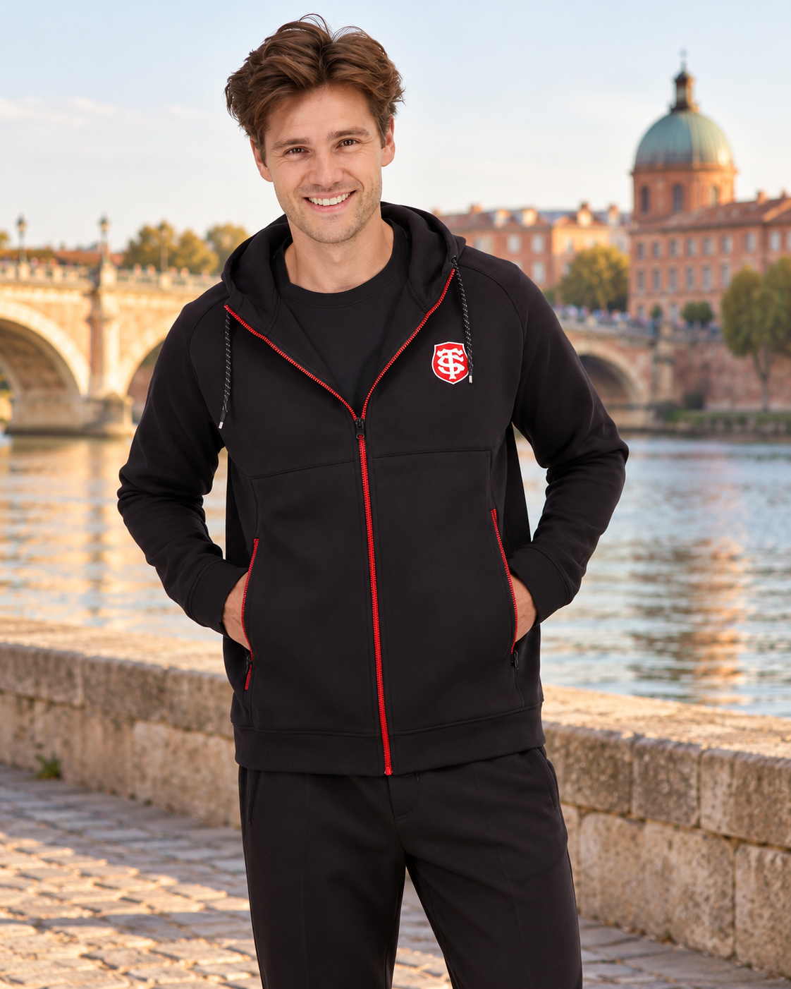 Veste Hoodie Homme Ground – Stade Toulousain