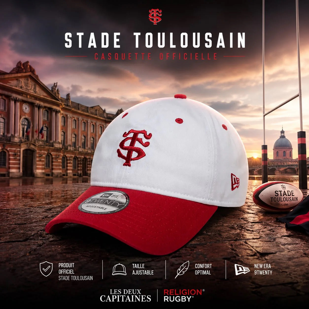 Pack Marinière Stade Toulousain + Casquette