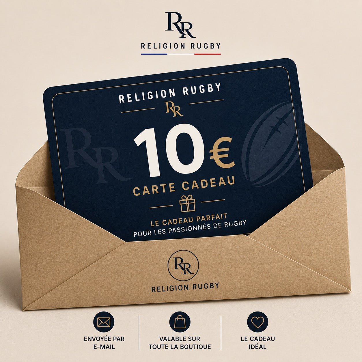 Carte Cadeau Religion Rugby