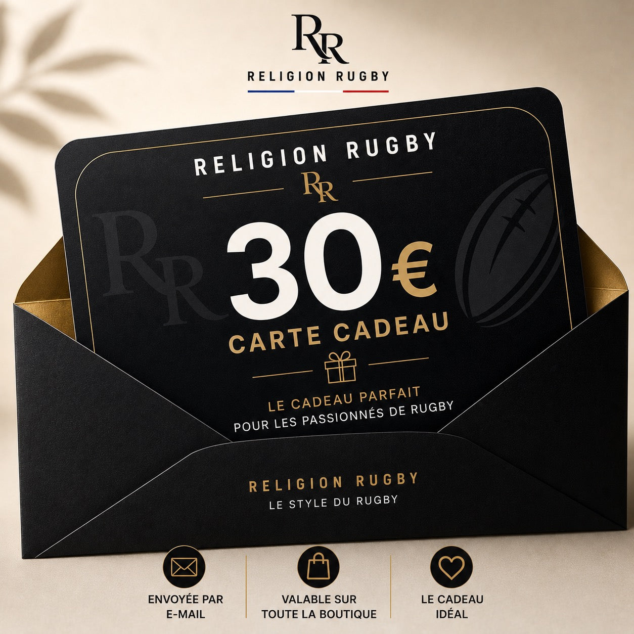 Carte Cadeau Religion Rugby