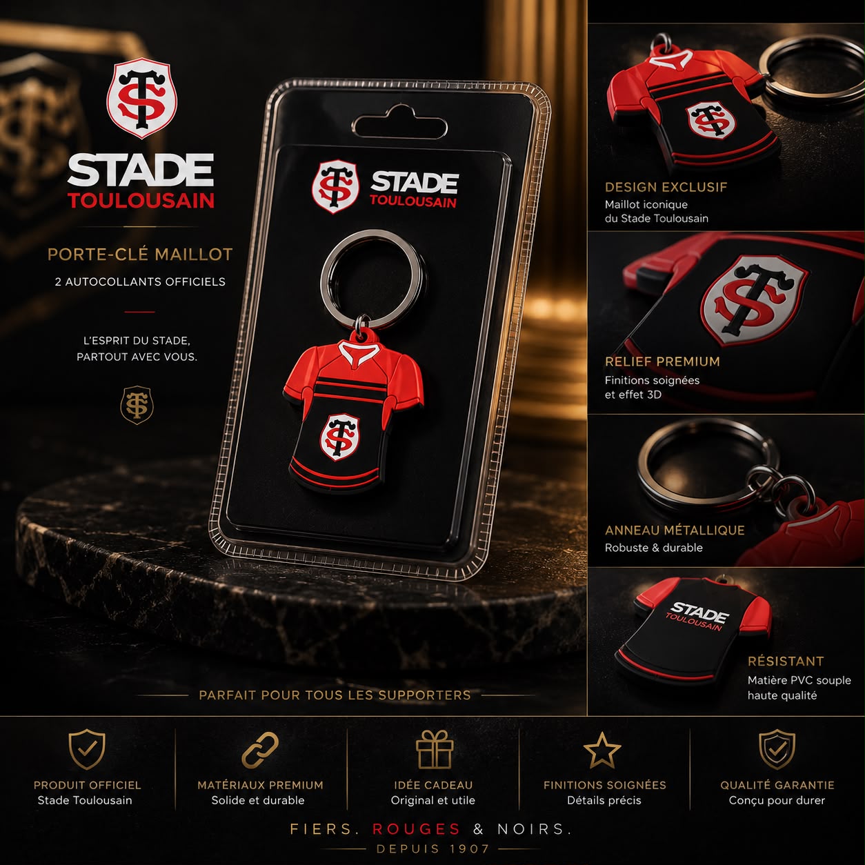 Porte-clés Maillot - Stade Toulousain