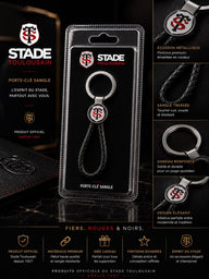 Stade Toulousain street sign keyring