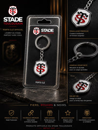 Porte-clés Blason Métallique - Stade Toulousain