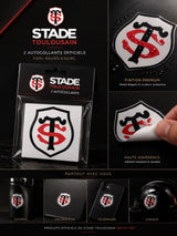 Logo Stickers - Set of 2 - 10 cm - Stade Toulousain