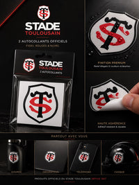 Logo Stickers - Set of 2 - 10 cm - Stade Toulousain