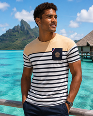 Apricot Striped T-shirt